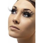 Smiffys Řasy černé s peřím – Zboží Mobilmania