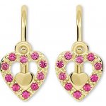 Soliter Dívčí srdíčkové náušnice ze zlata 745 239 001 00779 0000770 – Zboží Dáma