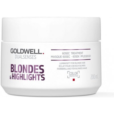 Goldwell Dualsenses Blondes & Highlights 60sec.Treatment maska pro blond a melírované vlasy 200 ml – Zbozi.Blesk.cz