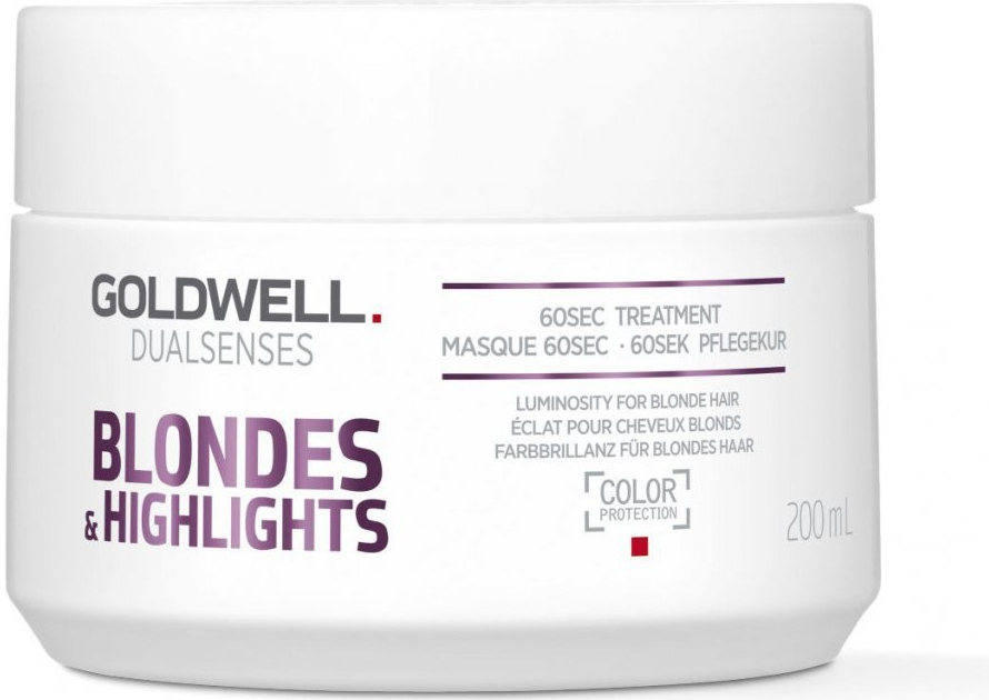 Goldwell Dualsenses Blondes & Highlights 60sec.Treatment maska pro blond a melírované vlasy 200 ml