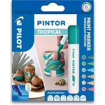 Sada 6 kusov akrylových popisovačov Pintor, Medium, Tropical - PILOT – Hledejceny.cz