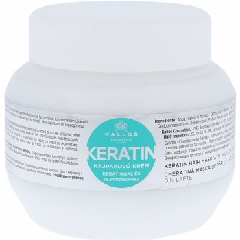 Kallos Keratin Mask Keratinová maska s mléčnými proteiny 275 ml