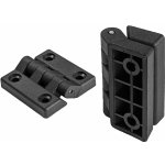 Onpira Černý dveřní pant 65x65 mm, Polyamid – Zbozi.Blesk.cz