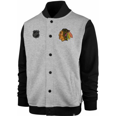 47 Brand Mikina Chicago Blackhawks Core ’47 BURNSIDE Track Jacket