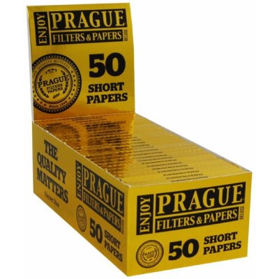 Prague Filters and Papers Papírky krátké Box 50 ks