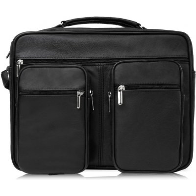 Abruzzo Kožená pánská taška přes rameno A4 do práce jedna komora černá – Zboží Dáma Abruzzo Kožená pánská taška přes rameno A4 do práce jedna komora černá – Zboží Dáma