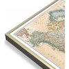 Nástěnné mapy National Geographic Severní Amerika - nástěnná mapa Executive 61 x 76 cm Varianta: mapa v hliníkovém rámu, Provedení: zlatý matný rám