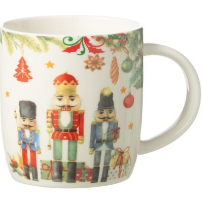 utc Vánoční hrnek s Louskáčky Chris N v dárkové krabičce 12*8*9 cm J-Line by Jolipa 350 ml – Hledejceny.cz