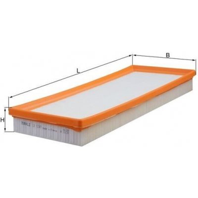 Vzduchový filtr MAHLE LX 1249 – Hledejceny.cz