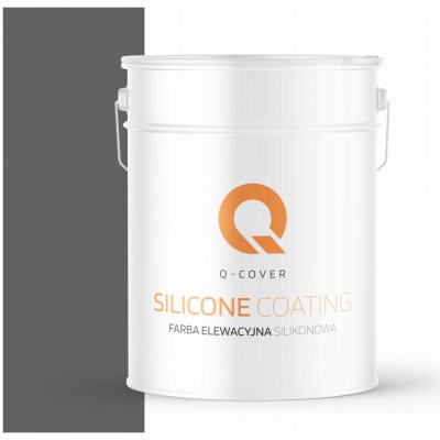 Q-COVER silikonová fasádní, nástěnná 10 l ŠEDÁ TMAVÁ – Sleviste.cz