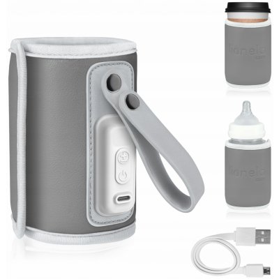 LIONELO Ohřívač lahví Thermup Go Stříbrný – Zboží Dáma