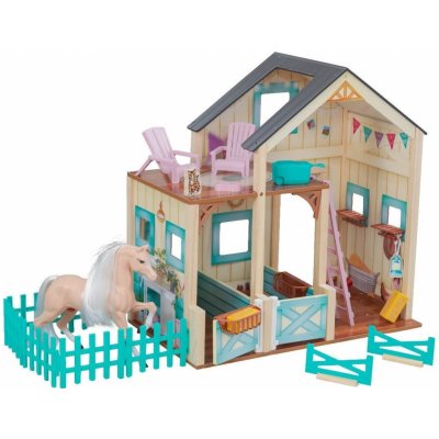 KidKraft 63534 Sweet Meadow stáj pro koně – Zbozi.Blesk.cz