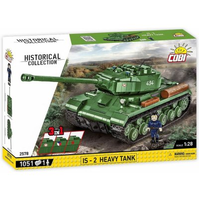 COBI 2578 World War II Ruský těžký tank IS-2 2578 1:28 – Hledejceny.cz