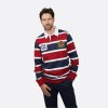 Pánské Tričko Howick Howick long sleeve Rugby shirt Red Stripe