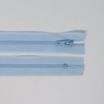 Spirálový zip, šíře 3 mm, délka 60 cm, světle modrá – Hledejceny.cz