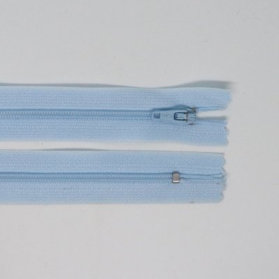 Spirálový zip, šíře 3 mm, délka 60 cm, světle modrá – Hledejceny.cz