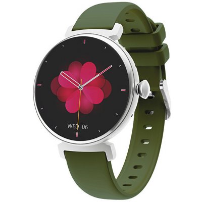 Wotchi AMOLED Smartwatch DM70 – Silver – Green