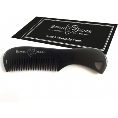 Edwin Jagger Hřeben na vousy Černý – Zboží Dáma