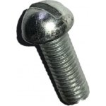 Šroub s půlkulatou hlavou a drážkou ČSN 021146 - DIN 86 M4x25 ČSN 021146.20 částečný závit – Sleviste.cz