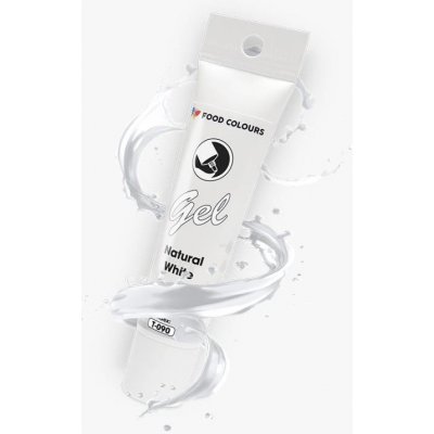 Food Colours gelová barva tuba Natural White 30 g – Sleviste.cz