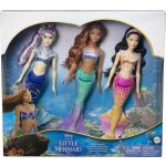 Mattel Disney Princess sada 3 ks panenek Malá mořská víla a sestřičky – Hledejceny.cz