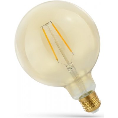 SPECTRUM SPECTRUMLED ŽÁROVKA LED GLOB G125 E-27 230V 5W COG Teplá bílá RETROSHINE – Hledejceny.cz