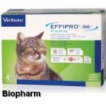 Effipro DUO Spot-on Cat 1-6 kg 50 / 60 mg 4 x 0,5 ml – Zboží Mobilmania