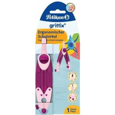 Griffix kružítko růžové ergonomické na blistru – Hledejceny.cz