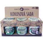 Purity Vision Kokosová sada 3 x 120 ml – Zboží Dáma