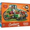 Puzzle MASTERPIECES Obrysové Láska k zemědělství 1000 dílků