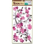 Anděl Samolepka na zeď - hnědorůžová větvička - 69 x 30 cm - 1076 – Hledejceny.cz