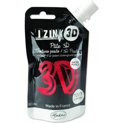 IZINK Reliéfní pasta 3D tulip, perleťová červená 80 ml – Zbozi.Blesk.cz