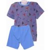 Dětské pyžamo a košilka Pleas 144158-805 pyžamo 1/2 sv.modrá