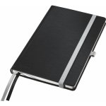 Leitz zápisník Style A5 tvrdé desky čtver. saténově černý – Hledejceny.cz