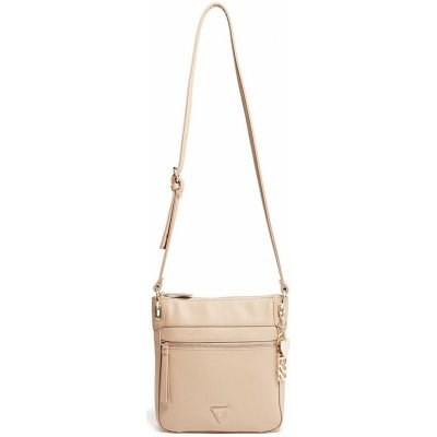 Guess Factory Flynn Pebbled Cross body písková – Hledejceny.cz