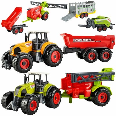 SunQ toys 7318 Súprava farmárskych strojov poľnohospodárske stroje a príslušenstvo 6ks – Hledejceny.cz