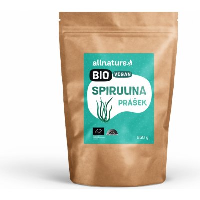 Allnature Spirulina prášek BIO 250 g – Sleviste.cz