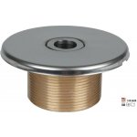 Hugo Lahme vtoková tryska Ø 18 mm, červený bronz, vnější závit 2“, délka 40 mm, pro keramické a prefabrikované bazény