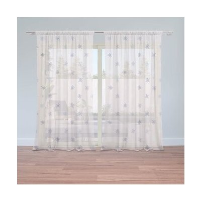 Sablio Záclony Barevné hvězdy: 2ks 150x250cm – Hledejceny.cz