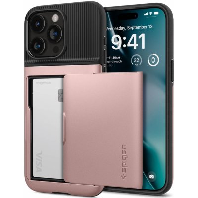 Spigen Slim Armor CS iPhone 15 Pro Max rose zlaté – Zbozi.Blesk.cz