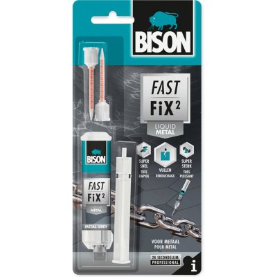 Bison Fast fix Metal 10 g transparentní