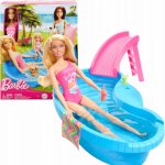 Barbie set s bazénem a doplňky v krabici – Zboží Dáma