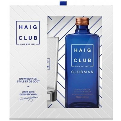 Haig Club Clubman 40% 0,7 l (dárkové balení 1 sklenice) – Hledejceny.cz