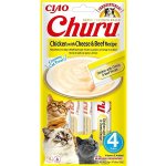 Churu Cat Chicken with Beef & Cheese 4 x 14 g – Zbozi.Blesk.cz