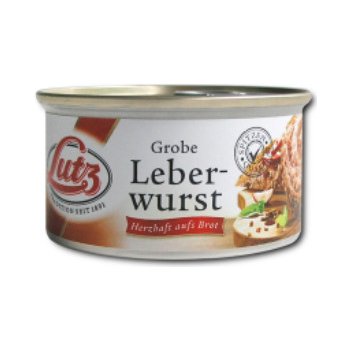 Lutz Masová specialita s extra vysokým podílem masa Grobe Leberwurst 125g