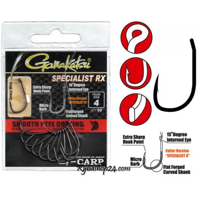 Gamakatsu G-Carp Specialist RX vel.6 – Zbozi.Blesk.cz