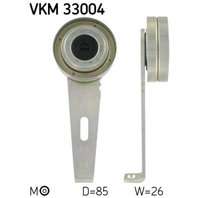 SKF Napínací kladka, žebrovaný klínový řemen VKM33004 – Zboží Mobilmania