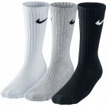 Nike 3PPK VALUE COTTON CREW Černá Bílá Šedá – Hledejceny.cz