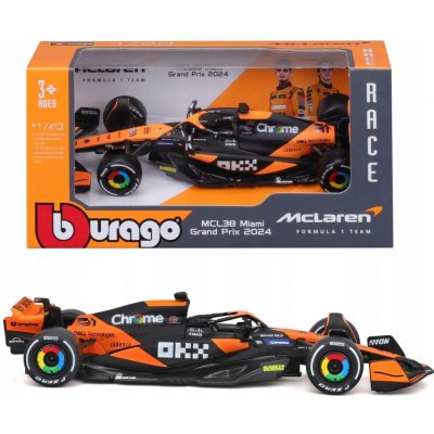 Bburago McLaren F1 Team MCL38 2024 81 Piastri 1:24 – Hledejceny.cz