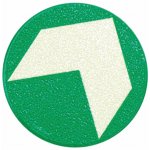 Kruh se šipkou - fotoluminiscenční hliník fotoluminiscenční hliník průměr 95 mm – Hledejceny.cz